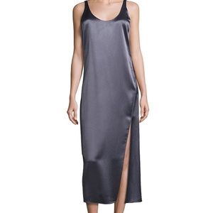DVF Slip Dress Slate Gray
